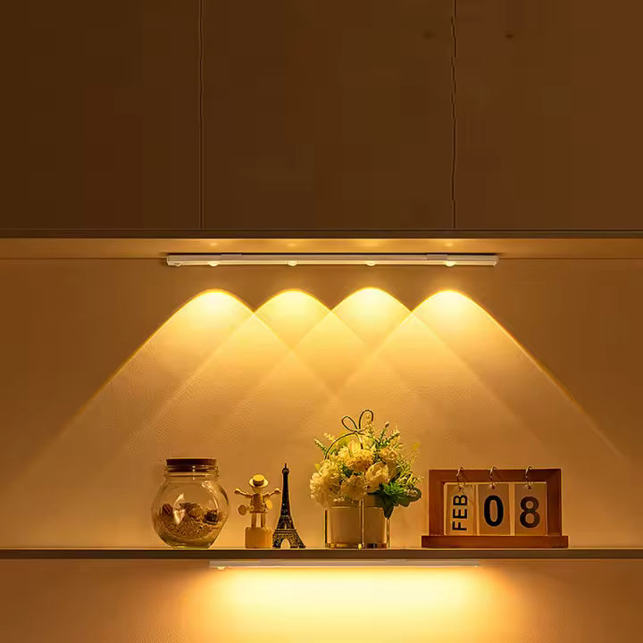 Luz Nocturna LED Inalámbrica Con Sensor De Movimiento Para Cocina Armario De Dormitorio Iluminación Interior Recargable - 1