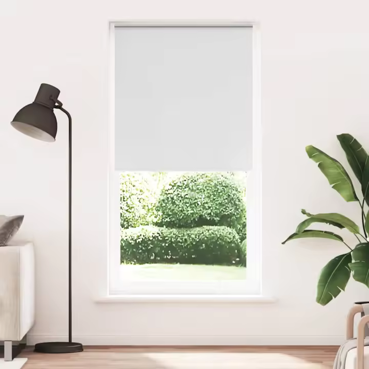 Estor Enrollable Opaco Blanco 110x230 cm Tela Ancho 105,7cm - 1