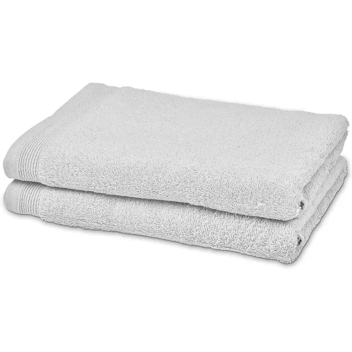 DECASATEXTIL® -Set de 2Toallas de baño, Tamaño Sabanas 100x150cm- 100% algodón - Super Suaves 500g/m2. - 1