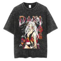 Camiseta De Algodón Grande Y Vintage Con Impresión De Anime Japonés Para Hombres Y Mujeres Manga Corta Estilo Harajuku Camiseta O-neck Para Uso Diario - details 3