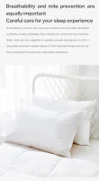 Almohada De Microfibra Suave Y Cómoda Evolon 100% Anti-Polvo Para Dormitorio Uso En Cama Estilo De Hotel 5 Estrellas Color Sólido - details 7