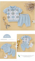 Conjunto de ropa de Verano para niños, camiseta de manga short with Cuello de Tortuga y pantalones cortos, trajes de Algodón para niños de 0 a 18 meses - details 10