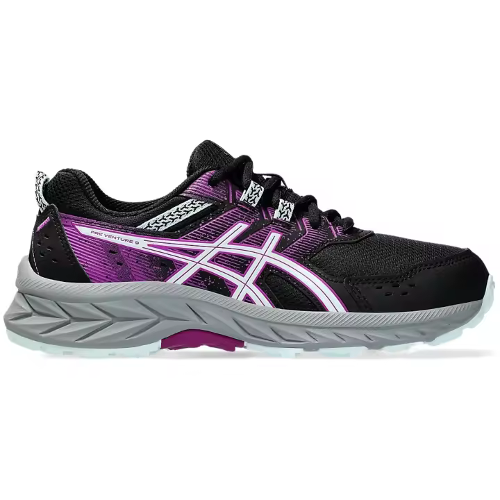 Calzado Running marca Asics modelo 1014A276-006 para kids en color negro - 1