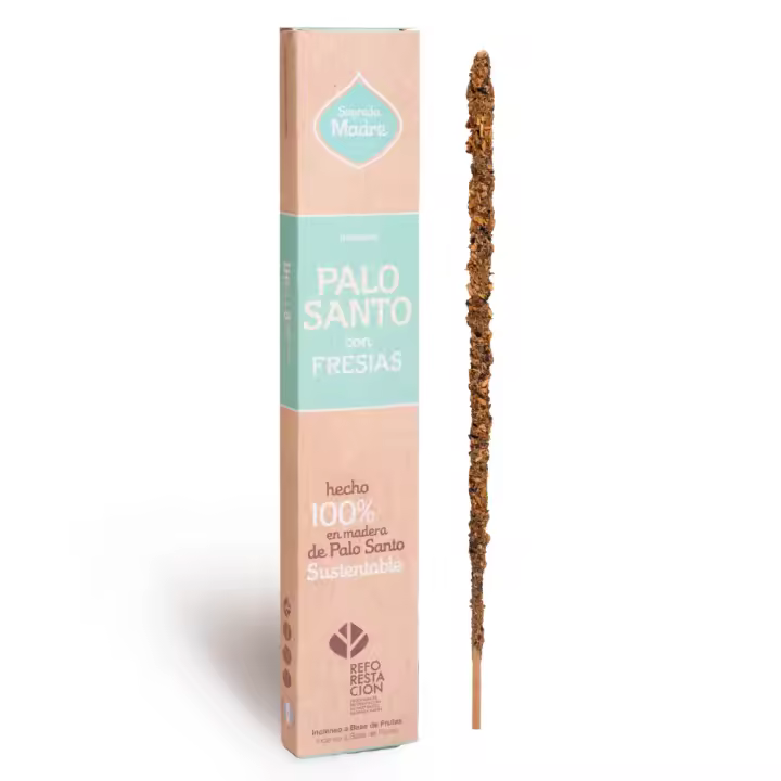 Incienso Artesanal de Palo Santo y Fresias - Duración 1 Hora - 1