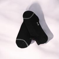 Geshop 6 Pares Calcetines Tobilleros Algodón Transpirables  Calcetines Algodón Hombre Mujer  Caña Rematada  Color Negro, Blanco. - details 3