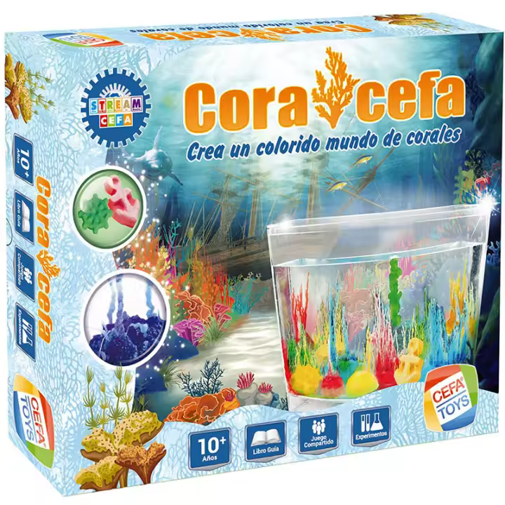 Laboratorio Coralcefa juego educativo científico STREAM de Cefa Toys - 1