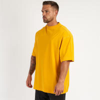 Camiseta Casual Para Hombre Algodón Manga Corta Verano Fitness Running Deporte Entrenamiento Camiseta Sólida Top Maletero - details 17