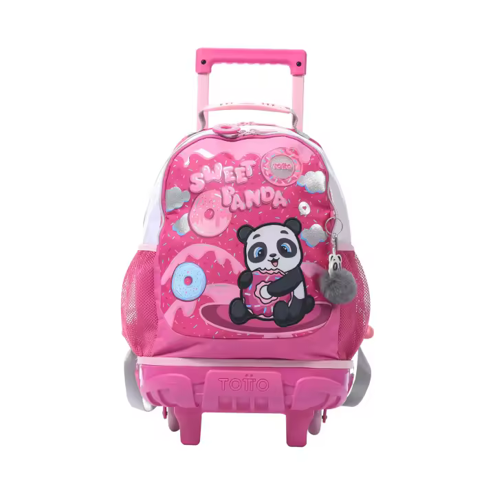 Totto Mochila infantil ruedas Sweet Panda -Dimensiones:28.5 x 41 x 12.5 cm-Material: Poliester - 1