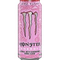 Monster Energy Nacional ULTRA STRAWLBERRY DREAMS 500ML bebida energeticas sin azucar caja 24 unidades - details 4