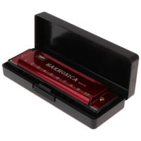 Harmonica Diatónica De 10 Agujeros En Clave De C Con Estuche Para Principiantes Y Niños Regalo Ideal Con Estuche Incluido - details 7