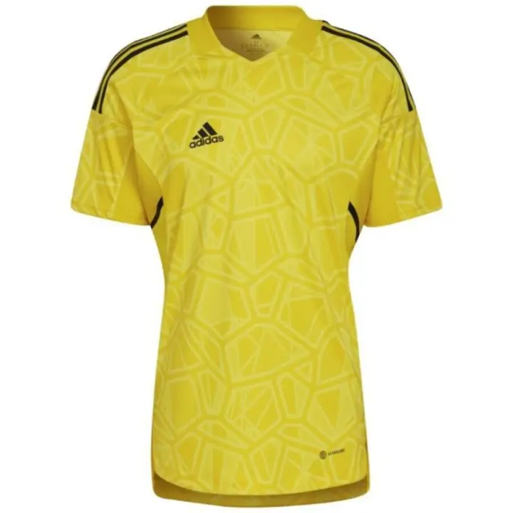 Adidas Condivo 22 Goalkeeper Jersey Short Sleeve M HF0138 – Camiseta de portero de la serie Condivo 22, con mangas cortas, ajuste ergonómico y tejido técnico para mejorar el rendimiento. - 1