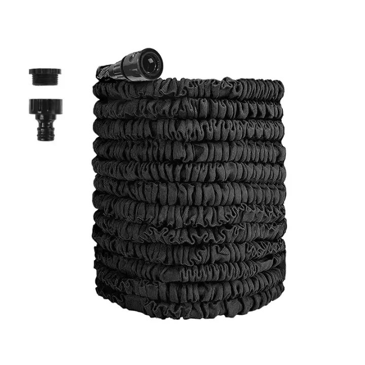 Tira De Riego Jardín Expansible 25FT-200FT Alta Presión Para Lavado De Coche Mágica Flexible Anti-Abrasión Anti-Corrosión Ajustable Montaje En Pared Herramientas De Limpieza - 1