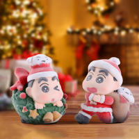 Caja Sorpresa De Navidad Crayon Shin Chan Con Muñecos Blindados Decoración De Escritorio Juguete Para Adultos Decoración De Navidad - details 2