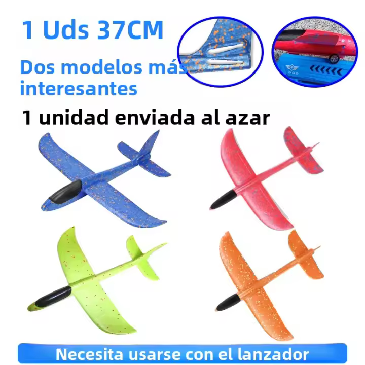 Juguete De Avión De Espuma Para Niños Interacción Padre-Hijo Juguete De Aire Exterior Deportes De Mano Vuelo De Bola Para Niños Hombres - 1