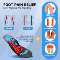 Plantillas De Pie Unisex Con Terapia Magnética Ortopédicas Para Calzado Perder Peso Adelgazante Masajeador De Acupuntos Soporte De Arco Antifatiga - details 8