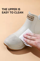Botas De Lluvia Para Parejas Alta Top Hombre Botines De Agua Para Pesca Y Senderismo Antideslizantes Impermeables Con Tacón Bajo - details 9
