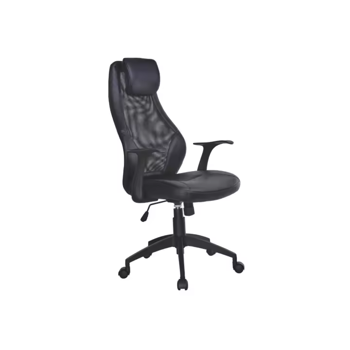 Silla de oficina Houston 198, Muebles ES, Inclinación, Con ruedas, 64 x 124 x 63cm - 1