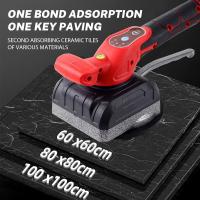 200KG Tiling Tiles Machine Tiles Vibrator Suction Cup 5 Gear Floor Vibrator Leveling Power Tools For Makita 18V/21V Battery - details 2