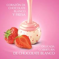 Lindt Lindor a Granel 500g - Bombones de Chocolate Blanco y Fresa con Relleno Cremoso - details 0