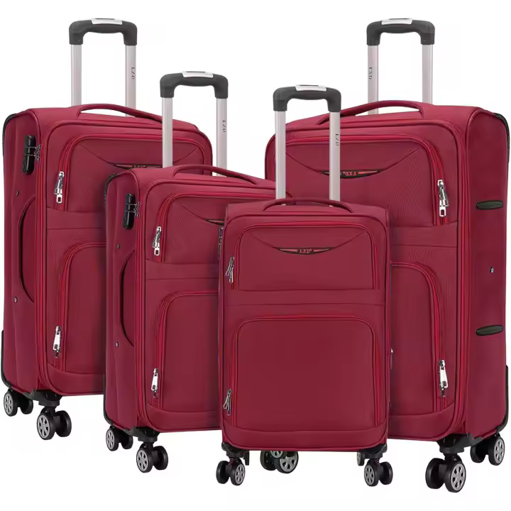Artree | Juego de Maletas de Tela 4 Piezas. Set Maletas de Viaje de Tela Cabina Trolley 18" 20" 24" 28" - 1