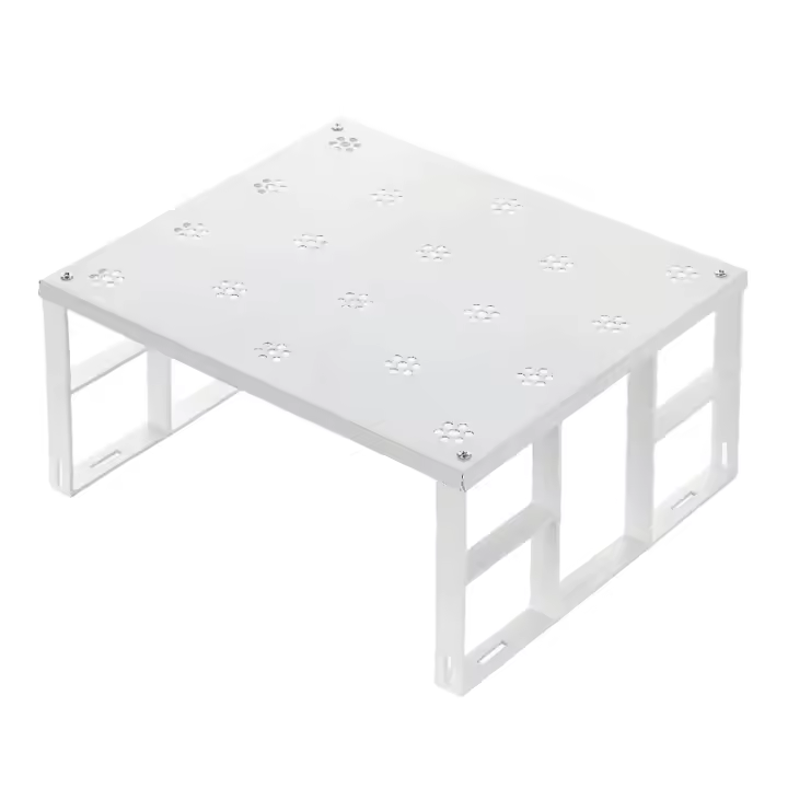 MAXHOME-Estante Plegable Multiusos,Estante apilable para cocina,gabinete,bandeja de almacenamiento para encimera 27.5X31.5X15.5cm - 1