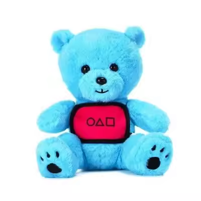 Squid Racing Rally Game La Desafío The Challenge Oso Peluche Azul 20cm-40cm - 1