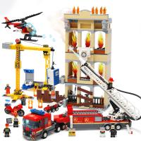 Bloques De Construcción Downtown Fire Brigade 60216 943 Piezas Juguetes De Cumpleaños Y Navidad Decorativos Para Niños - details 0