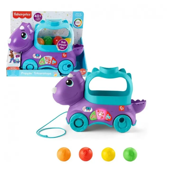 FISHER PRICE DINOSAURIO ARRASTRE - 1