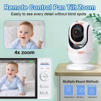 Monitor De Bebé Con Cámara De Seguridad IP Pantalla De 7 Pulgadas Batería De 5000mAh Vigilancia Inalámbrica Para Niños Y Hogar Resolución HD 1080P - details 3