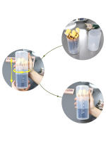 Porta-Pincel De Maquillaje Retráctil Transparente Con Almohadilla Antipolvo Portátil Soporte De PVC Para Almacenamiento De Pinceles De Maquillaje - details 3