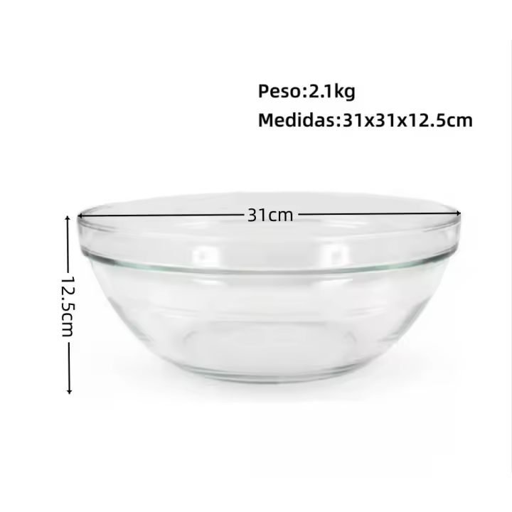 DURALEX Bol Ensaladera 5800c apilable lys transparente redondo 31X12.5CM - 1
