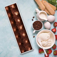 Parrilla Para Tarta Rectangular Antideslizante Molde Para Tiramisú Y Queso Cheesecake De Aleación De Aluminio Herramientas De Hornear Para Postres - details 0