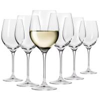 Krosno Copas de Vino Blanco | Conjunto 6 Piezas | 370 ML | Colección Harmony | Perfectos para Uso en Casa, Restaurante y en Fiestas | Apto para Lavavajillas - details 0