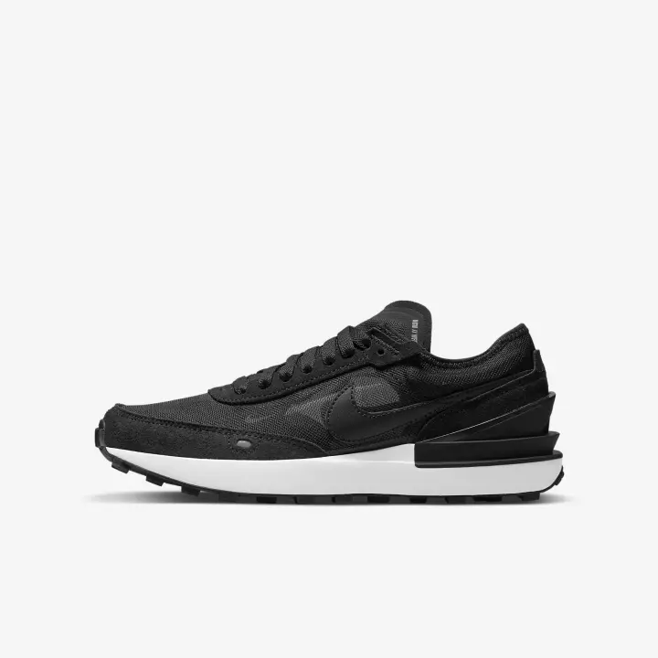 Nike Waffle One GS 'Negro'DC0481-001 para niños grandes - 1