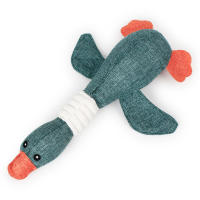 Juguete De Perro Suave Con Silbato Para Mordedores Agresivos Peluche De Pato Mallardo Juguete De Entrenamiento Inteligente Para Mascotas - details 10