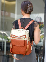 Nueva mochila para mujer con estampado de diamantes, moda simple y versátil, que mejora la calidad de la mochila de gran capacidad. - details 11