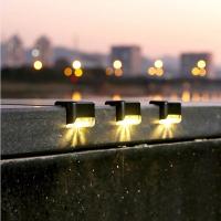 Lámpara Solar LED Para Escaleras 2PS Iluminación Exterior Impermeable Para Paredes Jardines Vallas Y Paredes De Fences Decorativas - details 0