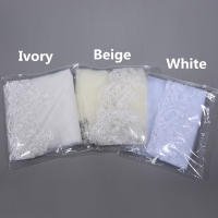 Velo De Novia Elegante De 3m Con Borde De Encaje Monolayer Blanco/Ivory Velo Longo De Boda Accesorios De Novia Veu De Noiva - details 0
