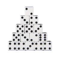 Juego De Dados Acrílicos 10 Piezas 6 Cara 16MM D6 Patrón Grabado Poliedro Para Juegos De Mesa RPG Dungeons And Dragons - details 1
