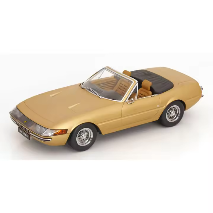 KK Escala 1/18 FERRARI 365 GTS DAYTONA SPYDER 1. SERIE METALIC GOLD 1969 - KKDC180614 - 1