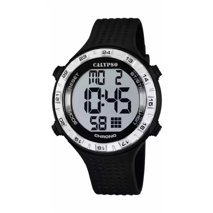 Reloj Calypso Hombre Digital Multifunción Caucho Negro K5663/1 - 1