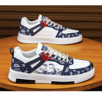 Zapatos De Cuero Y Lona Para Hombre Zapatillas De Cuero Con Transpirabilidad Estilo Coreano Casual Zapatos De Temporada Primavera/otoño - details 15