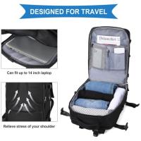Mochara de viaje de gran capacidad with Para Zapatos compartimentor, mochila Ligera Dacron with Puerto de Carga, viaje de moda - details 4