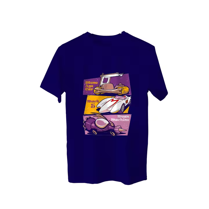 Camiseta Autos Locos. Pierre Nodoyuna. Patan. Rocomovil. Espantomovil. Super convertible. Penelope Glamour. Varios colores. Todas las tallas. - 1