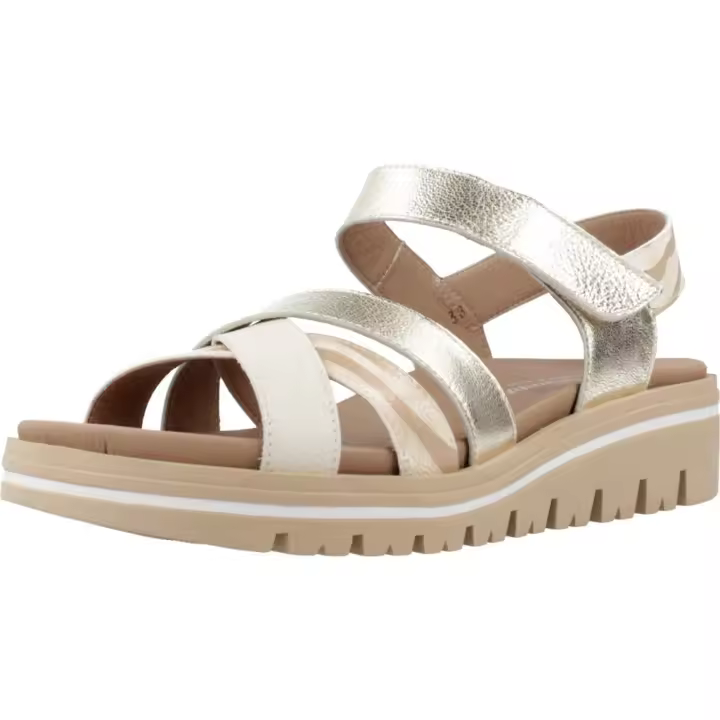 Pie Santo Sandalia Cebra Beige 240784 - Estilo y Comodidad - Alta Calidad - Destaca en Cualquier Ocasión - 1