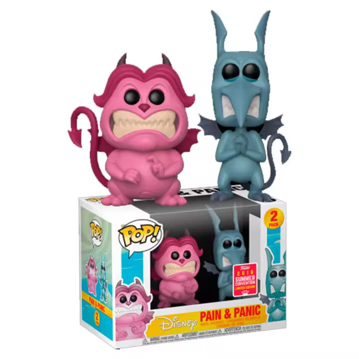 Funko PENA Y PANICO PANIC PAIN HERCULES SDCC DISNEY POP FUNKO Summer Convention   Disney Funko Pop Vinyl 2018 - 1