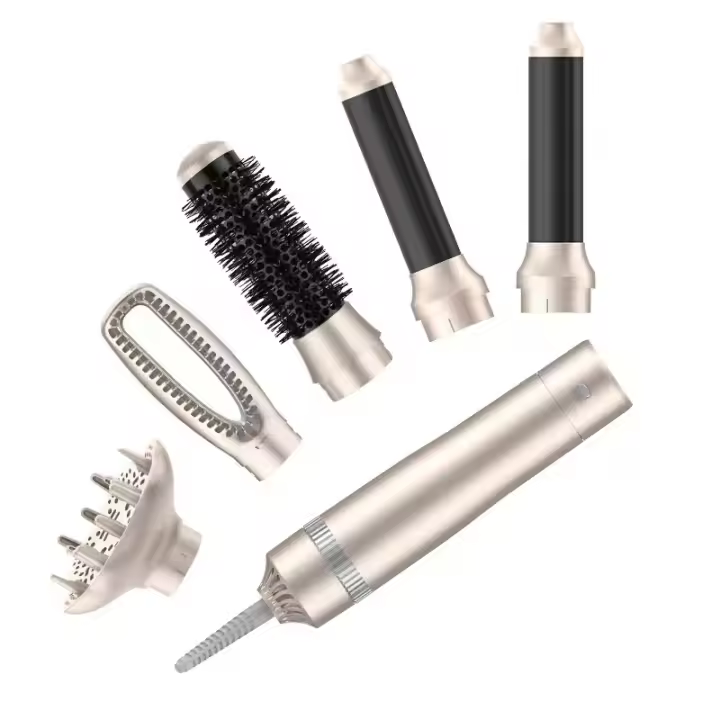 5 En 1 Aire Caliente peine curling Hierro multifuncional de Alta Potencia plancha de pelo estilo secador de pelo - 1