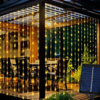 Luces De Hilo De Cobre Solar Para Exterior 3/6x3M Guirnalda De Hadas Para Navidad Halloween Cumpleaños Regalo De Boda Decoraciones - details 6