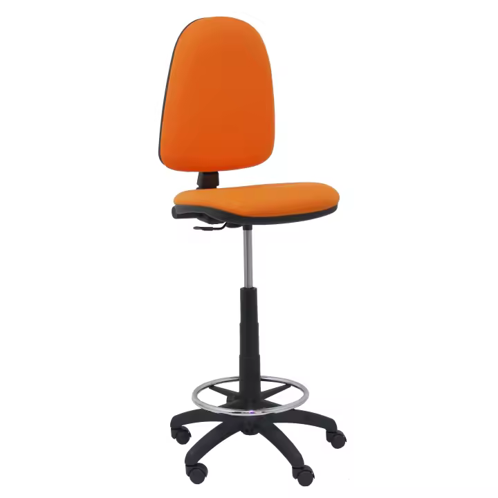 Piqueras Y Crespo Taburete Ergonómico Regulable Aro Reposapiés - 1