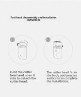XIAOMI MIJIA S100 Afeitadora Eléctrica Portátil Doble Hoja Seco Húmedo Para Barba Recargable USB Máquina De Afeitar Para Hombres - details 16